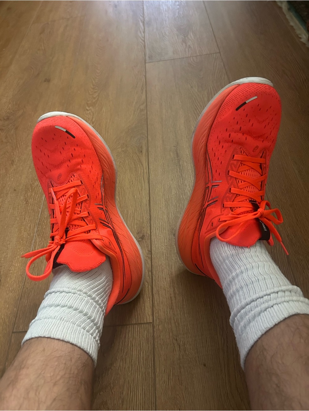 ASICS Gel Cumulus 26 Sunrise Red Size 10 M - Picture 8 of 9